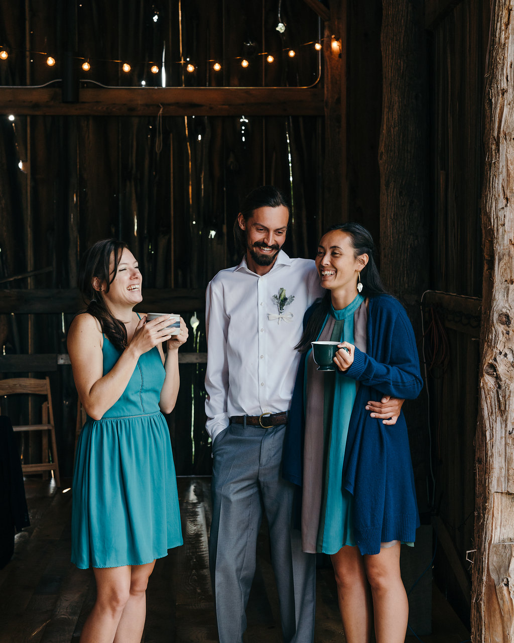Guests at Starry Night Barn and Studios Wedding