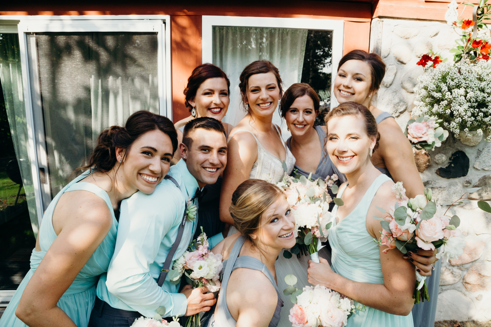 Bridal Party at Starry Night Barn and Studios Wedding