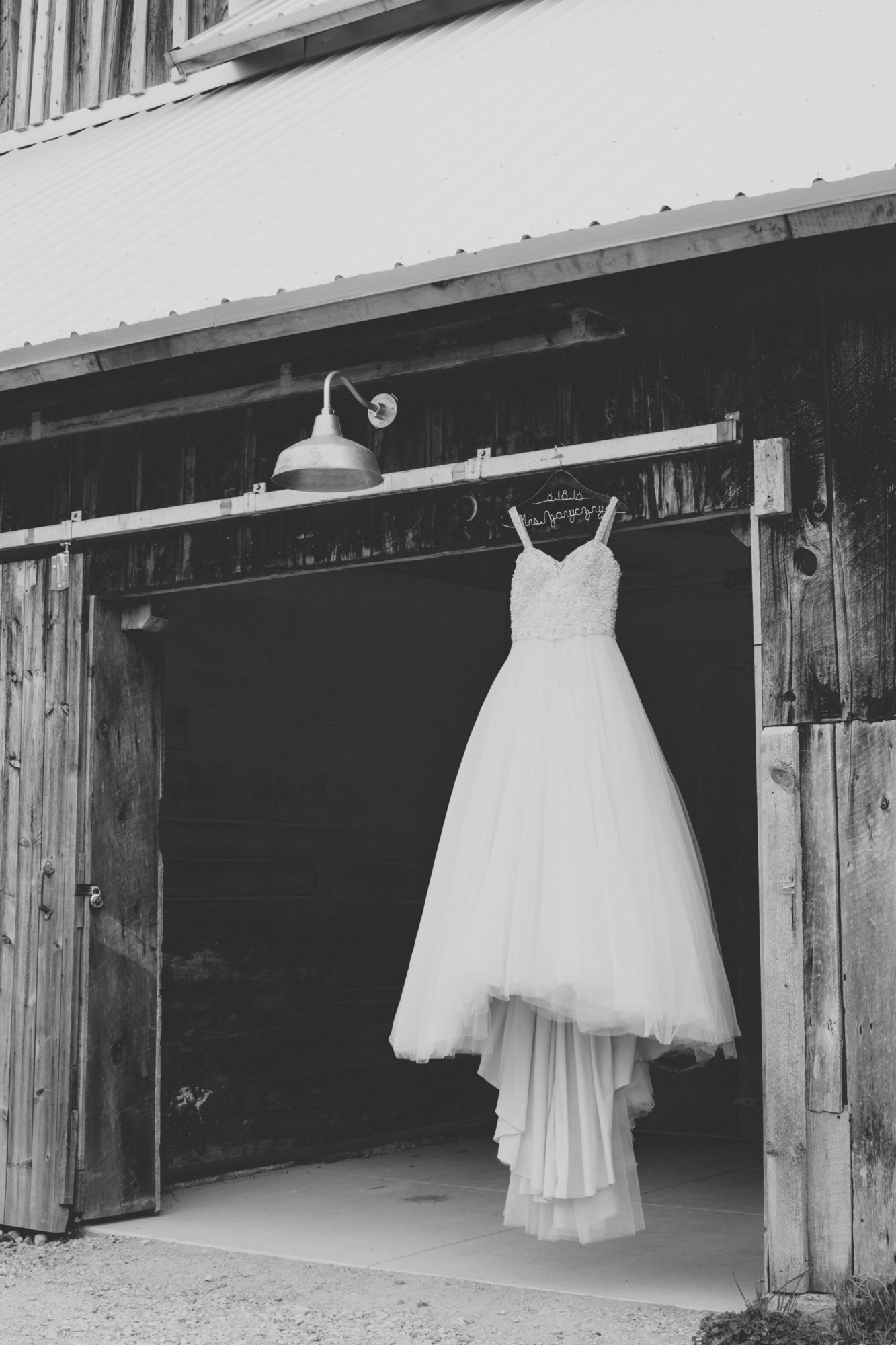 Wedding Dress at Starry Night Barn and Studios